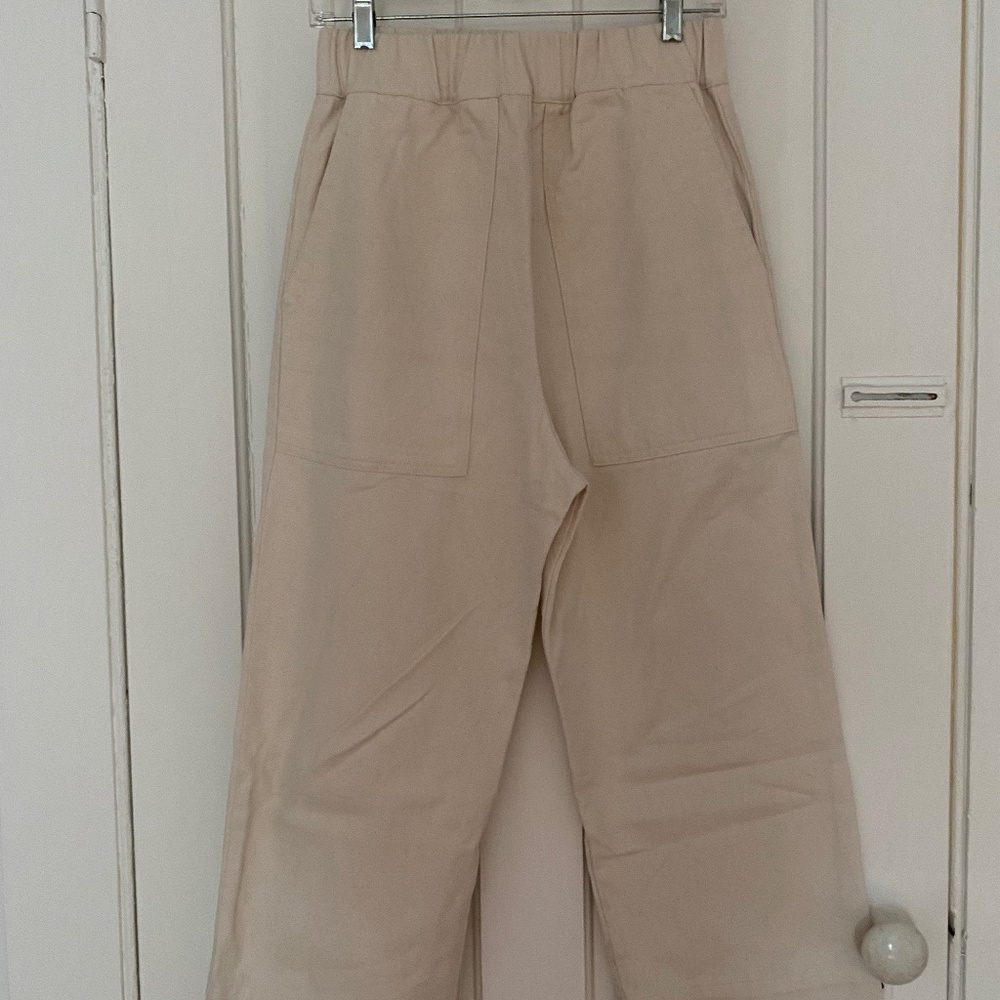 Micaela Greg Utility Pants Cream